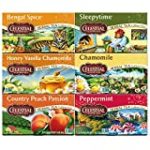 Celestial Seasonings Herbal Tea Variety Pack, Bengal Spice, Sleepytime, Honey Vanilla Chamomile, Country Peach Passion, Peppermint & Chamomile, Caffeine Free, 20 Tea Bags (Pack of 6)