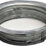 Vent Systems 8″ inch Air Vent Duct Connector Flange Straight Ventilation Pipe Metal Ducting Connector Plate for Cooling Heating Ventilation System HVAC 8″ inch