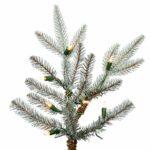 Vickerman 6.5′ Douglas Blue Fir Artificial Christmas Tree, Clear Dura-lit Lights – Faux Christmas Tree – Seasonal Indoor Home Decor