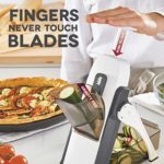 Dash Safe Slice Mandoline Slicer, Julienne + Dicer for Vegetables, Meal Prep & More with 30+ Presets & Thickness Adjuster – Grey