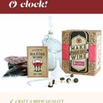 Craft a Brew Making Home Kit – Easy Brew Beginners with Ingredients and Supplies – Ultimate Wine Brewer Experience, 1 Gallon, Merlot