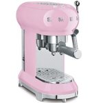 Smeg ECF01RDUS 50s Retro Style Espresso Machine – Pink