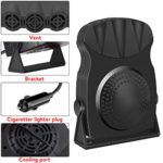 Portable Car Heater Defogge Defroster, 2 in 1 Cooling & Heating Car Fan Vehicle Electronic Air Heater Defrost, Automobile Windscreen Fan Demister
