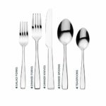 Godinger Silverware Set, Flatware Sets, Mirrored Stainless Steel Cutlery Set, Spoons Forks Knives, 20 Piece Set, Service for 4