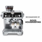 De’Longhi La Specialista Espresso Machine with Sensor Grinder, Dual Heating System, Advanced Latte System & Hot Water Spout for Americano Coffee or Tea, Stainless Steel, EC9335M