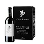 Fontana Washington State Merlot Wine Making Kit | 6 Gallon Wine Kit | Premium Ingredients for DIY Wine Making, Makes 30 Bottles of Wine