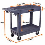 WEN 73002 500-Pound Capacity 40 by 17-Inch Service Utility Cart