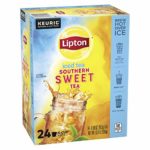 Lipton Iced Tea K-Cup Pods For a Cold Beverage Sweet Tea Made With Real Tea Leaves 24 Count