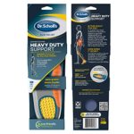 Dr. Scholl’s Heavy Duty Support Pain Relief Orthotics, Designed for Men over 200lbs with Technology to Distribute Weight and Absorb Shock with Every Step (for Men’s 8-14)