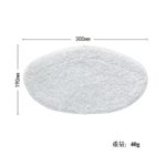 JUSTYAOFENG 12pcs Mop Cloth Kit Steam Vacuum Cleaner Mop Rags Cloth Mop Cloths Replacement Accessories Parts 30 * 19cm Compatible with Polti mop pad