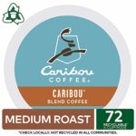 Caribou Coffee Caribou Blend, Single-Serve Keurig K-Cup Pods, Medium Roast Coffee, 72 Count