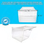 Lifetime Appliance 240337103 Crisper Bin Compatible with Frigidaire Refrigerator Shelf | Fridge Drawer | Frigidaire Refrigerator Parts – 240337100, AP2115741, 240323007