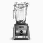 Vitamix A3500 Ascent Series Smart Blender, Professional-Grade, 64 oz. Low-Profile Container Bundle with The Vitamix Cookbook – 250 Delicious Whole Food Recipes (Brushed Stainless)