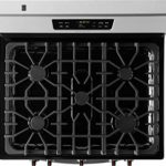 FFGF3054TS 30 Gas Range with 5 Burners 5 cu. ft. Oven Capacity One-Touch Self Clean Quick Boil Electronic Kitchen Timer Sealed Gas Burner Storage Drawer in Stainless Steel