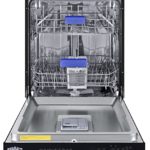 Summit Appliance DW243BADA 24″ Wide Built-In Dishwasher, Black, ADA Compliant, Quite Performance, Touch Controls, Digital Display, Top Control Panel, Stainless Steel Interior, 8 Wash Programs