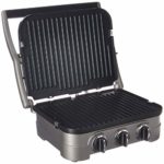 Cuisinart Griddler Gourmet, 5 Functions in 1 Unit: Contact Grill, Panini Press, Full Grill, Full Griddle, and Half Grill/Half Griddle