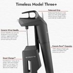Coravin Timeless Three Plus Wine by the Glass System – Includes 1 Wine Preserver, 2 Argon Gas Capsules, 2 Screw Cap Replacements, and 1 Wine Aerator