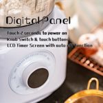 MAGICCOS 14-Cup 1000W Digital Food-Processors – FP416A XL Size Big Bowl Food Processor, 7 Speeds, Cheese Grating, Meat Chopping, Shredding and Slicing, Mashing, Mixing and Doughing, for Personal Use