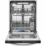 Frigidaire FGID2479SF 24″ Energy Star Fully Integrated Built-In Dishwasher with 14 Place Settings 7 Wash Cycles Cycle Complete LED Floor Beam Indicator and EvenDry Drying System in Stainless Steel