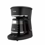 Mr. Coffee Coffee Maker, Programmable Coffee Machine with Auto Pause and Glass Carafe, 12 Cups, Stainless Steel