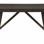Signature Design by Ashley Rokane Rustic Farmhouse Dining Room Extension Table, Seats up to 8, Brown