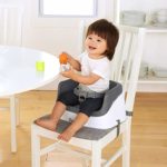 Ingenuity SmartClean Toddler Booster Seat for Dining Table with 3-Point Harness Straps, 1 Count (Pack of 1)