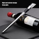 DERGUAM 3-in-1 Stainless Steel Wine Chiller with Wine Aerator and Pourer, Wine Chiller Stick Wine Chiller Rod Fits in all Standard-sized Bottles, for Wine Accessories Wine Lover Christmas Gifts