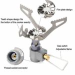 BRS Outdoor BRS-3000T Ultra-Light Titanium Alloy Miniature Portable Picnic Camping Gas Cooking Stove Portable Ultralight Burner Only 25 Gram