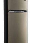 RCA RFR725 2 Door Apartment Size Refrigerator with Freezer, Stainless