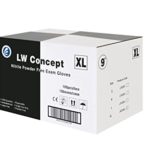 LW CONCEPT Black Medical Nitrile Examination Gloves – Latex & Powder-Free, Disposable, Ultra-Strong, Healthcare, Food Handling Use (X-Large, Case of 1000)