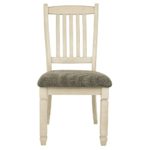 Signature Design by Ashley Bolanburg Upholstered Dining Room Chair Set of 2, Antique White