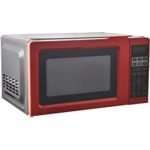 0.7 Cu ft Red Digital Microwave Oven