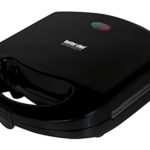 Better Chef Basic Contact Grill | Non-Stick | Panini Style | 8-Inch Width | Cord & Upright Storage (Black)