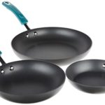 Rachael Ray Classic Brights Hard Anodized Nonstick Cookware Pots and Pans Set, 15 Piece – Agave Blue