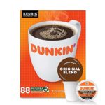 Dunkin’ Original Blend Medium Roast Coffee, Keurig K-Cup Pods, 22 count of pack of 4 (total 88 count)