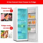 Galanz GLF11UWEA16 Convertible Freezer/Fridge, Electronic Temperature Control, 11 Cu.Ft, White