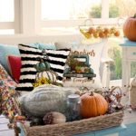 Ywlake Fall Throw Pillow Covers 18×18 Set of 4, Decorative Seasonal Holiday Autumn Pumpkin Farmhouse Harvest 18 x 18 Cushion Pillow Cases for Indoor Home House Bedroom Couch Decor