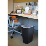 Rubbermaid Commercial Products 41QT/10.25 GAL Wastebasket Trash Container, for Home/Office/Under Desk, Black (FG295700BLA)