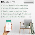 Sensibo Air PRO – Smart AC Controller with an Air Quality Sensor. Detecting Indoor Air Quality. Maintains Comfort and Saves Energy. Works with Amazon Echo, Google Home, & Apple HomeKit.