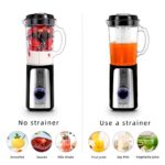 Sangcon 5 in 1 Blender and Food Processor Combo for Kitchen, Small Electric Food Chopper for Meat and Vegetable, 350W High Speed Blenders with 2 Speeds and Pulse for Smoothies and Shakes