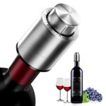 Limx Oasis 2 PACKS of Vacuum Wine Bottle Stoppers,Stainless Steel Wine Vacuum Pump with Silicone Plug, Reusable Wine Preserver with Time Scale,Best Gift Accessories,Oasis S02