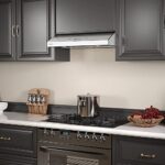 IKTCH Upgrated 30″Under Cabinet Range Hood, 900 CFM Ducted Range Hood with 4 Speed Fan, White Stainless Steel & Tempered Glass Range Hood 30 inch with Gesture Sensing&Touch Control Making life Smarter