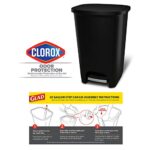 Glad 20 Gallon / 75 Liter Extra Capacity Plastic Step Trash Can with CloroxTM Odor Protection | Fits Kitchen Pro 20 Gallon Trash Bags