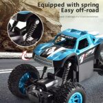 Remote Control Racing Cars for Kids, 360 Degree Remote Control Racing,Four-way Climbing Drift Remote Control Truck Car, Off-Road Climbing Car for Adults Rechargeable Children’s Toys (Blue)