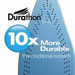 Hamilton Beach Steam Iron & Vertical Steamer for Clothes with Scratch-Resistant Durathon Soleplate, 1500 Watts, 3-Way Auto Shutoff, Anti-Drip, Self-Cleaning, Adjustable Steam Settings, (19701)