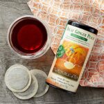 The Republic of Tea Decaf Ginger Peach Black Tea, Tin of 50 Tea Bags