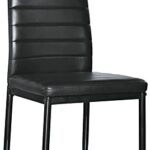 4 Piece Kitchen Table Set for Lounge Home Furniture Rectangular Modern Casual Table Set Dining Table Set Table and Chair Set?Black