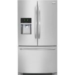 Frigidaire 4-Piece Smudge-Proof Stainless Steel Package, FGHF2366PF 36″ Freestanding French-Door Refrigerator, FGGF3035RF 30″ Gas Range, FGID2466QF Dishwasher and FGMV175QF Over-the-Range Microwave