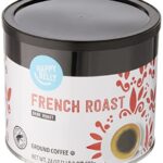 Amazon Brand – Happy Belly French Roast Canister Coffee, Dark Roast, 24 Ounce