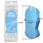 2PCS Super Soft Exfoliating Bath Sponge, Ultra Soft Bath Body Shower Sponge, Reusable Spa Scrub Exfoliator Dead Skin Remove Shower Sponge, Sponge Bath Sponge for Adults Kids and Pregnant Women…